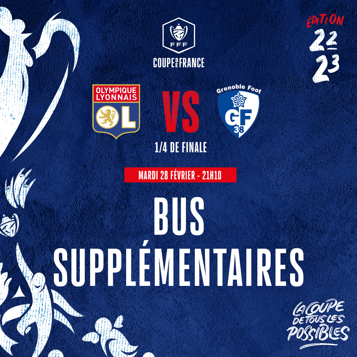 OL - GF38 (COUPE DE FRANCE) : Quatre Bus Supplémentaires En Parcage ...